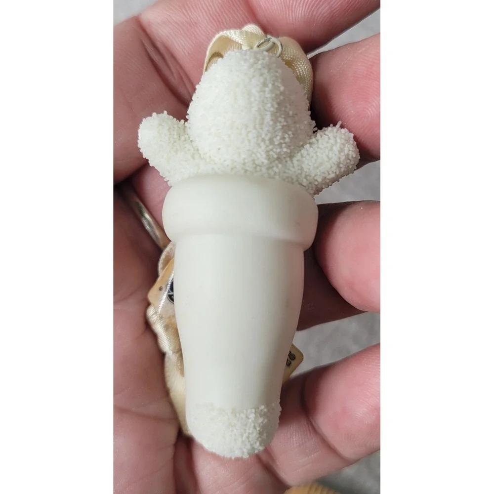 Dept 56 Snowbabies Ornaments Baby In My Stocking 2002 Holiday Drummer Set of 2